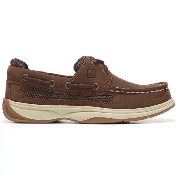 Sperry Other - Boy’s Sperry Top Sider Boat Shoes Lanyard Brown Size 3